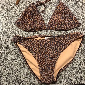 Animal print swimwear size 12